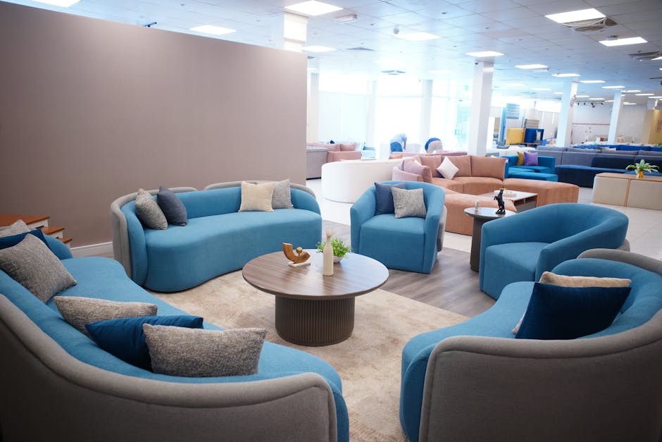 Modern customized furniture showroom